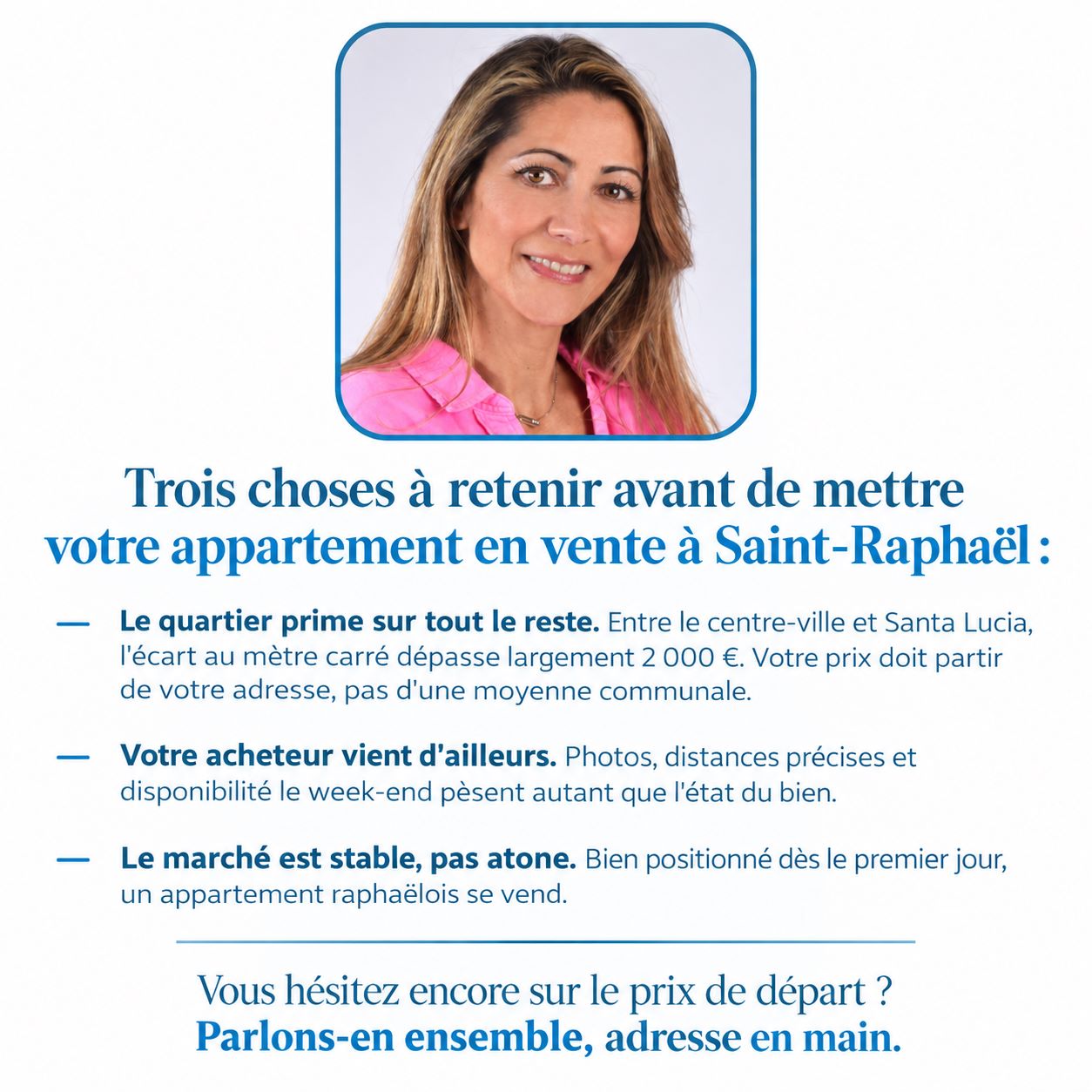 Infographie : les étapes pour vendre son appartement à Saint-Raphaël